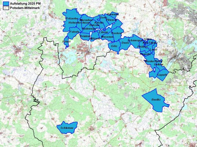 Karte Risikogebiete Gefluegelpest