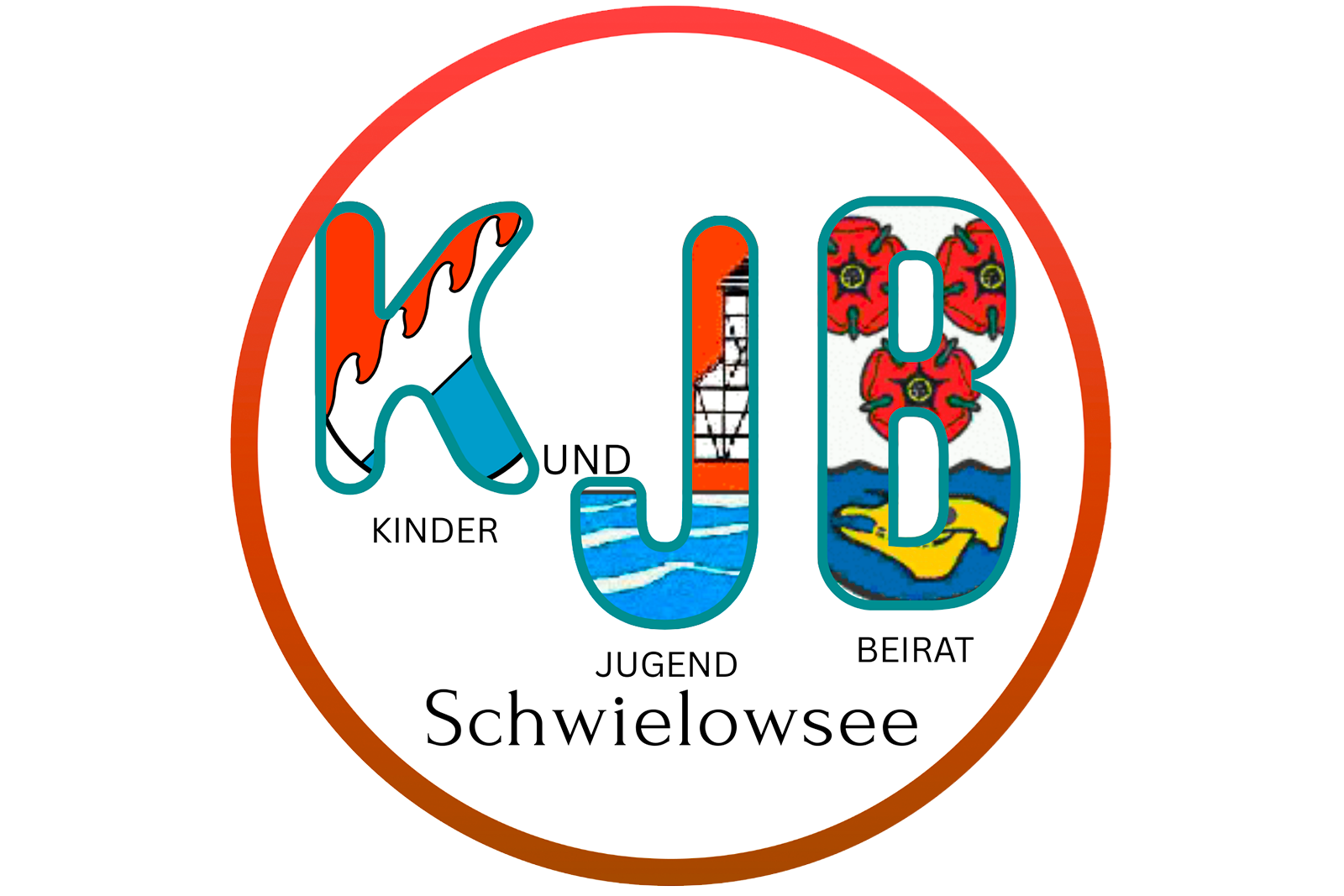 Logo des Kinder- und Jugendbeirates der Gemeinde Schwielowsee Logo des Kinder- und Jugendbeirates